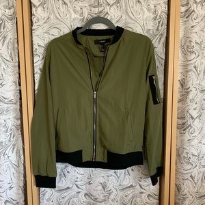 forever 21 number jacket